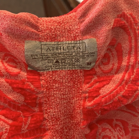Athleta red workout top - Picture 7 of 7